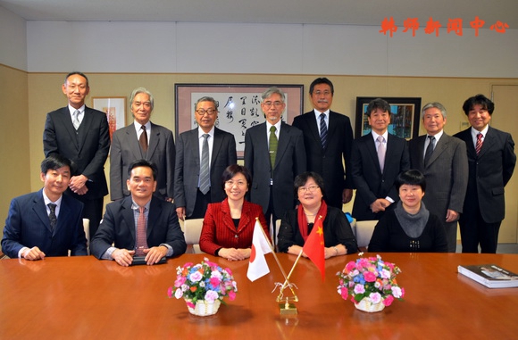 学校党委书记王晶率团访问日本高校